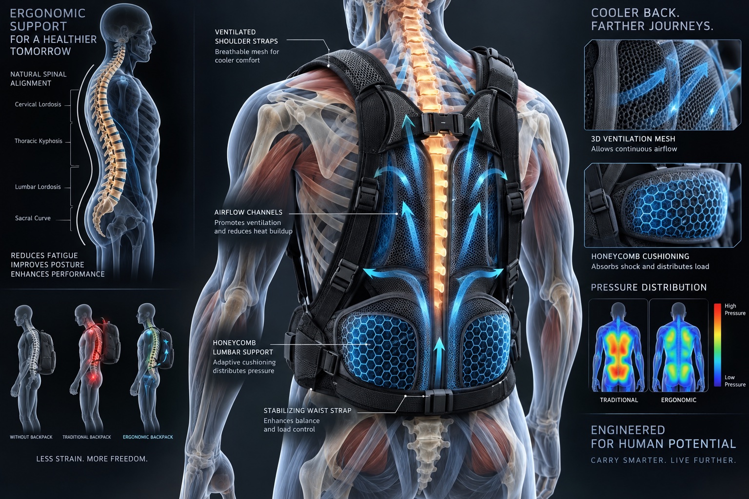Back-to-School Backpack Ergonomics: Load Redistribution and Reflective Safety Standards