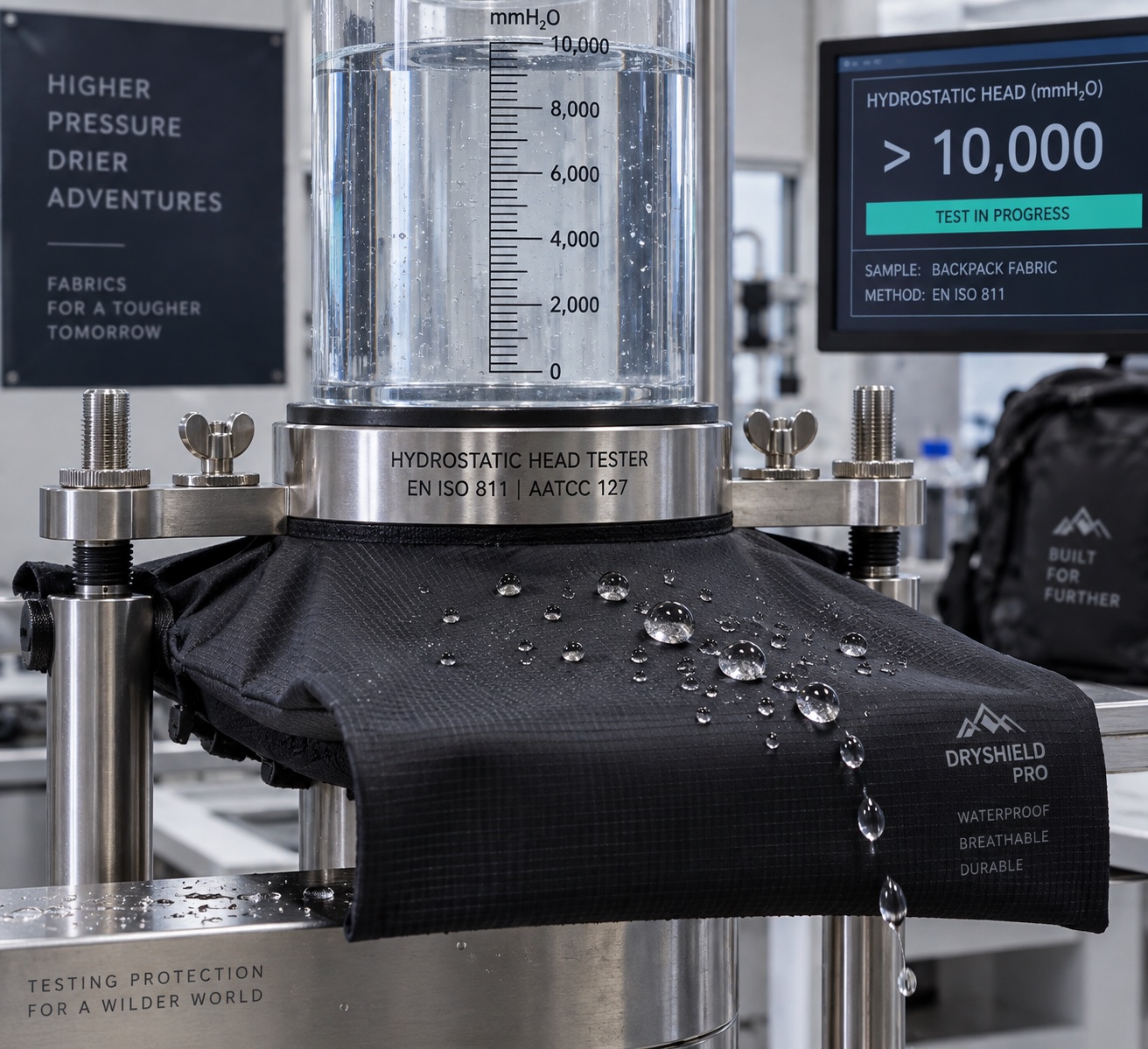 Hydrostatic Head Fabric Water Pressure Test